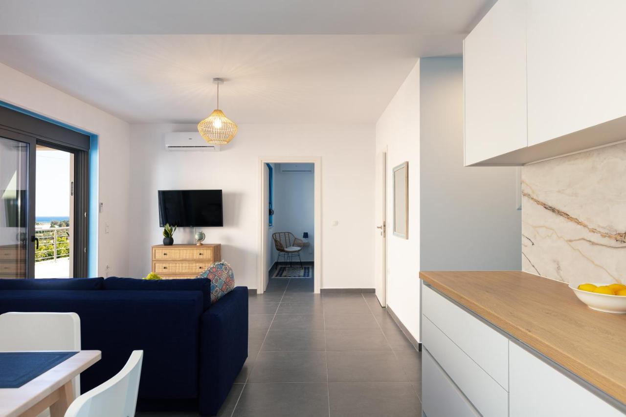 Greek Sky - New Modern Apartment With Shared Pool Tavronitis Exteriör bild